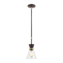 ELK Home 46493/1 - Modley 1-Light Mini Pendant in Oil Rubbed Bronze with Clear Glass