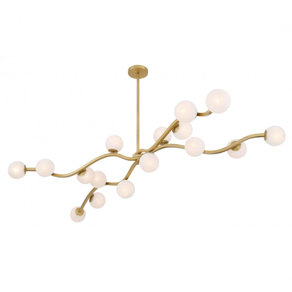 Curven - 16 Light Chandelier