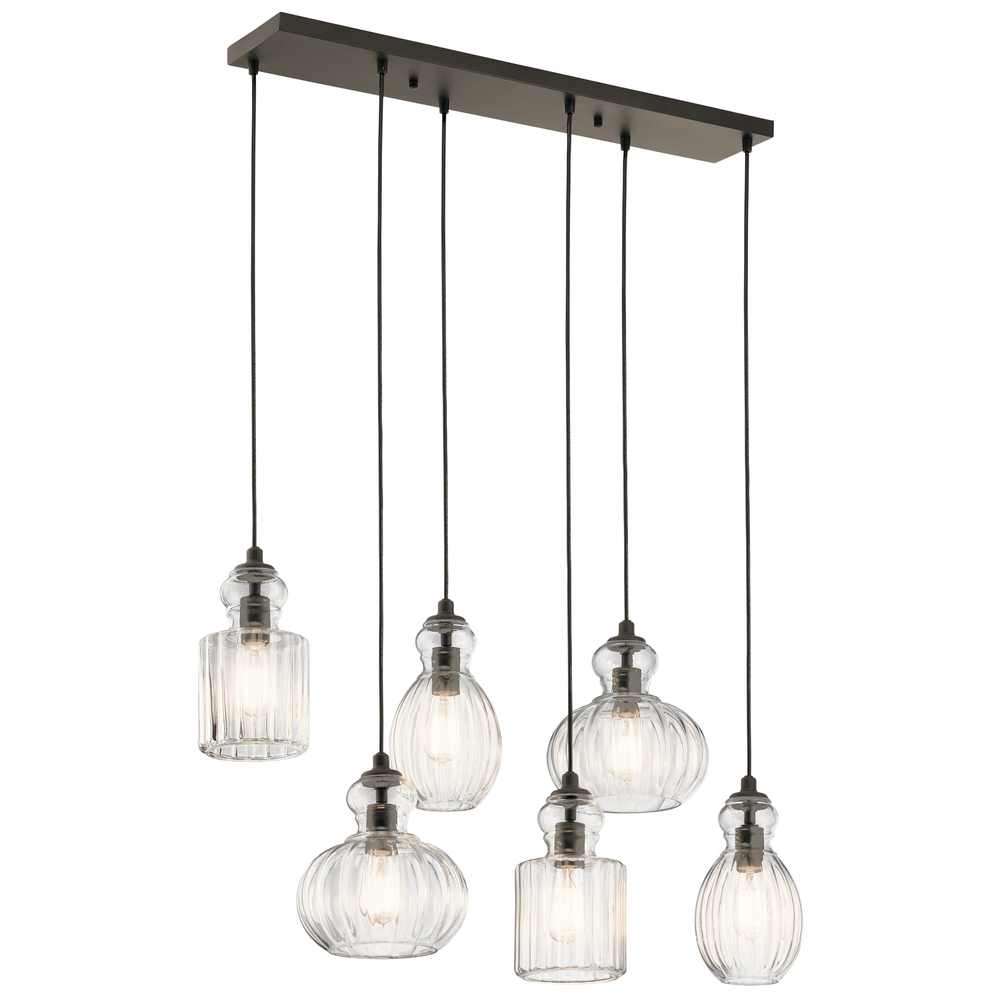 Linear Chandelier 6Lt