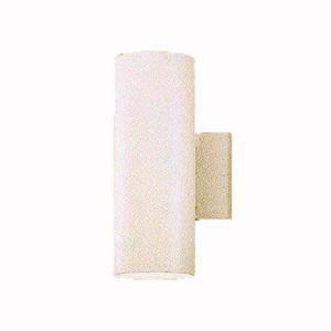 Cylinder 15" 2 Light Wall Light White