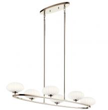  52224PN - Oval Chandelier 6Lt