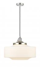 Innovations Lighting 201CSW-PN-G691-16 - Bridgeton - 1 Light - 16 inch - Polished Nickel - Cord hung - Mini Pendant