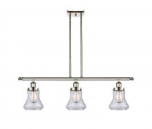 Innovations Lighting 916-3I-PN-G192 - Bellmont - 3 Light - 36 inch - Polished Nickel - Stem Hung - Island Light