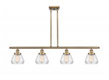  916-4I-BB-G172 - Fulton - 4 Light - 48 inch - Brushed Brass - Stem Hung - Island Light