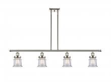  916-4I-PN-G182S - Canton - 4 Light - 48 inch - Polished Nickel - Stem Hung - Island Light