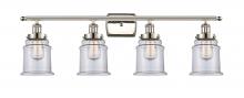  916-4W-PN-G182 - Canton - 4 Light - 36 inch - Polished Nickel - Bath Vanity Light