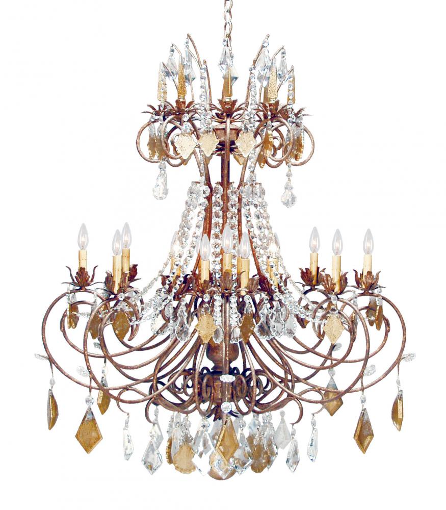 42" Wide Minuet 16 Light Chandelier