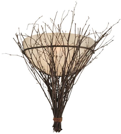 20" Wide Twigs Wall Sconce