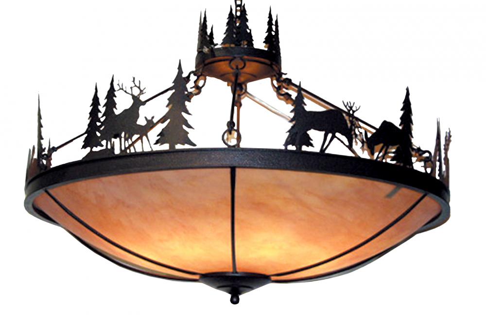 48" Wide Woodland Inverted Pendant