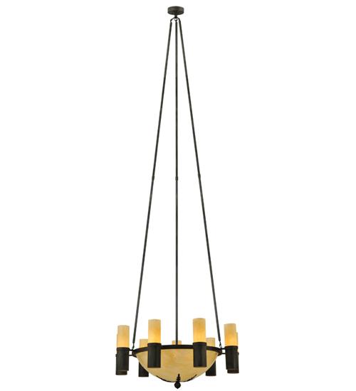 61.5"W Bella Sala 9 Arm Chandelier