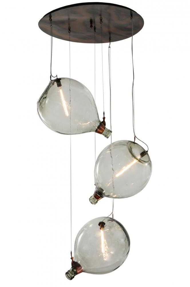 40" Wide Euri Tanta Pouring 3 LT Cascading Pendant