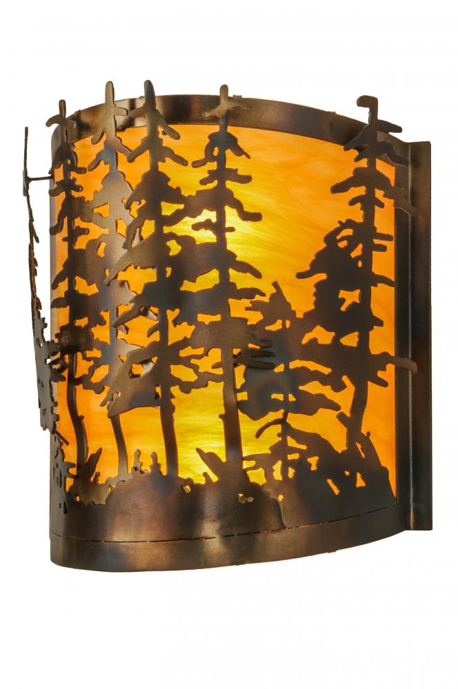 12"W Tall Pines Wall Sconce