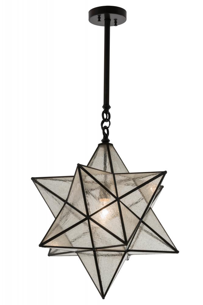 18"W Moravian Star Pendant