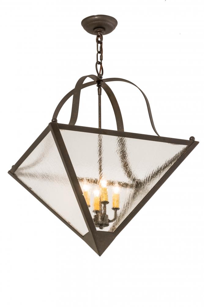 20" Square Zale Inverted Pendant