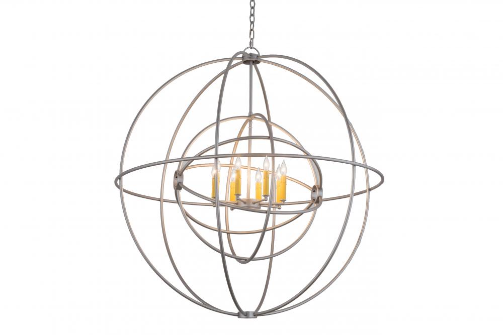 43" Wide Atom Enerjisi 8 Light Chandelier