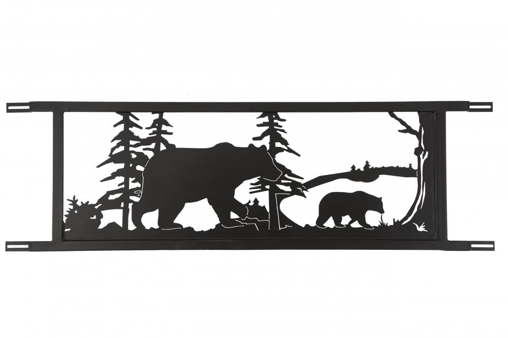 94.5"W Neversink Bridge Black Bear Decor