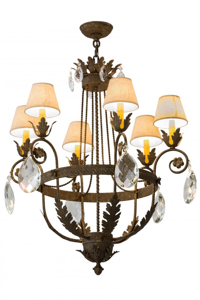 26" Wide Antonia 6 Light Chandelier