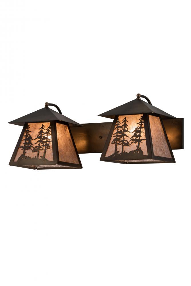 24" Wide Tall Pines 2 Light Vanity Light