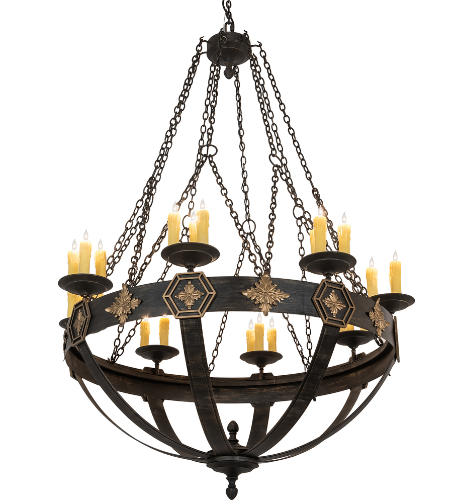 60" Wide Neapolis 24 Light Chandelier