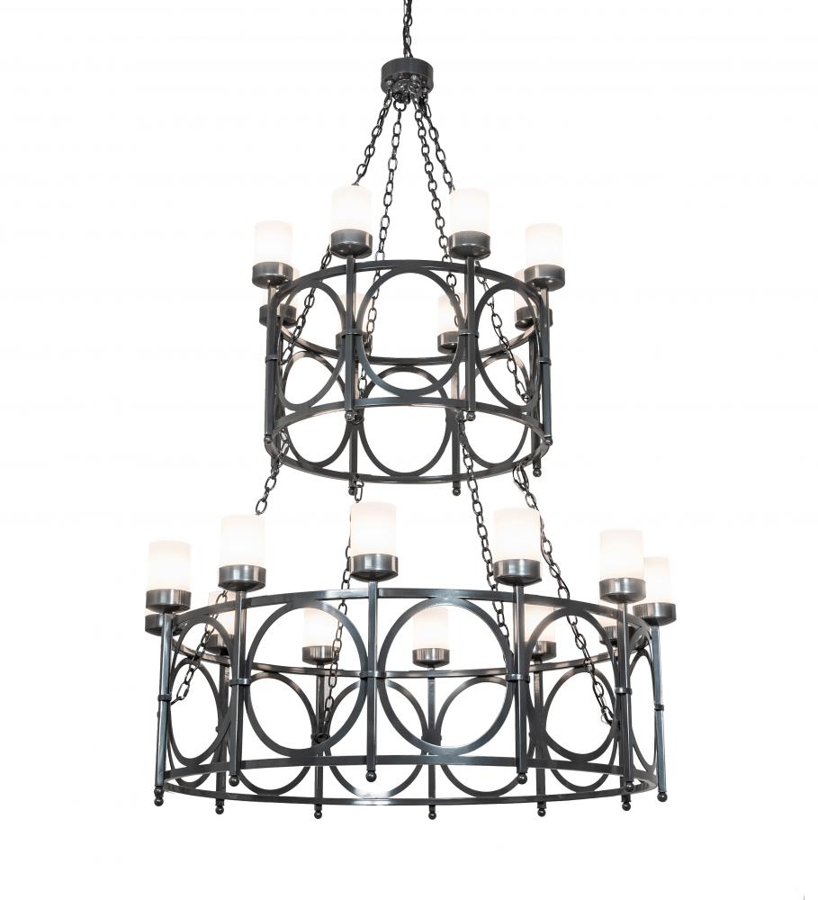 54" Wide Porta 20 Light Two Tier Chandelier