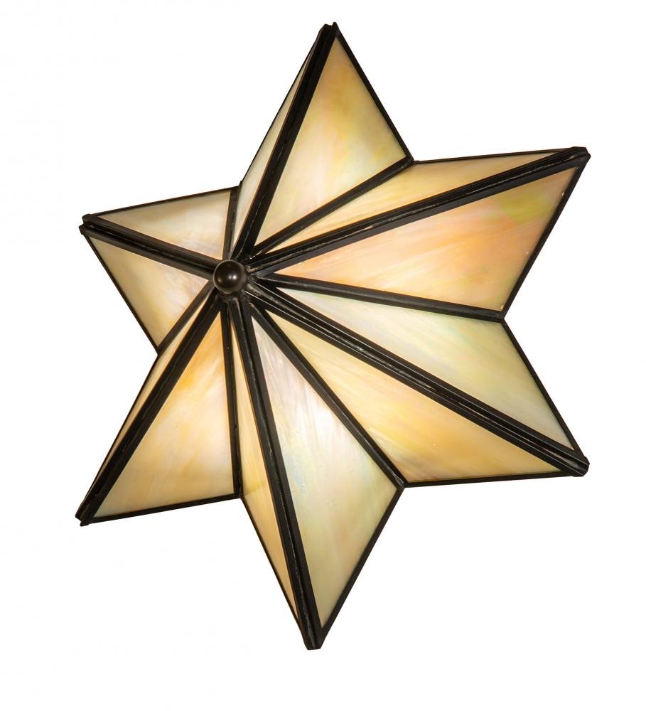 11" Wide Star Wall Sconce