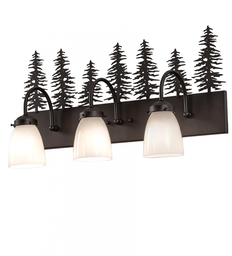 24" Wide Tall Pines 3 Light Vanity Light