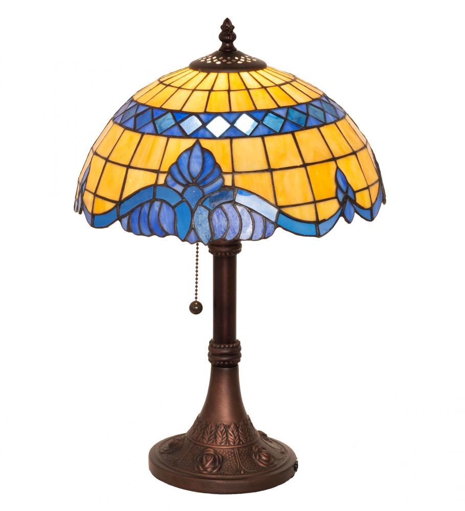 17" High Baroque Accent Lamp