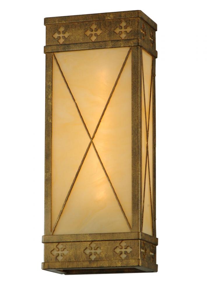 7" Wide Byzantine Wall Sconce