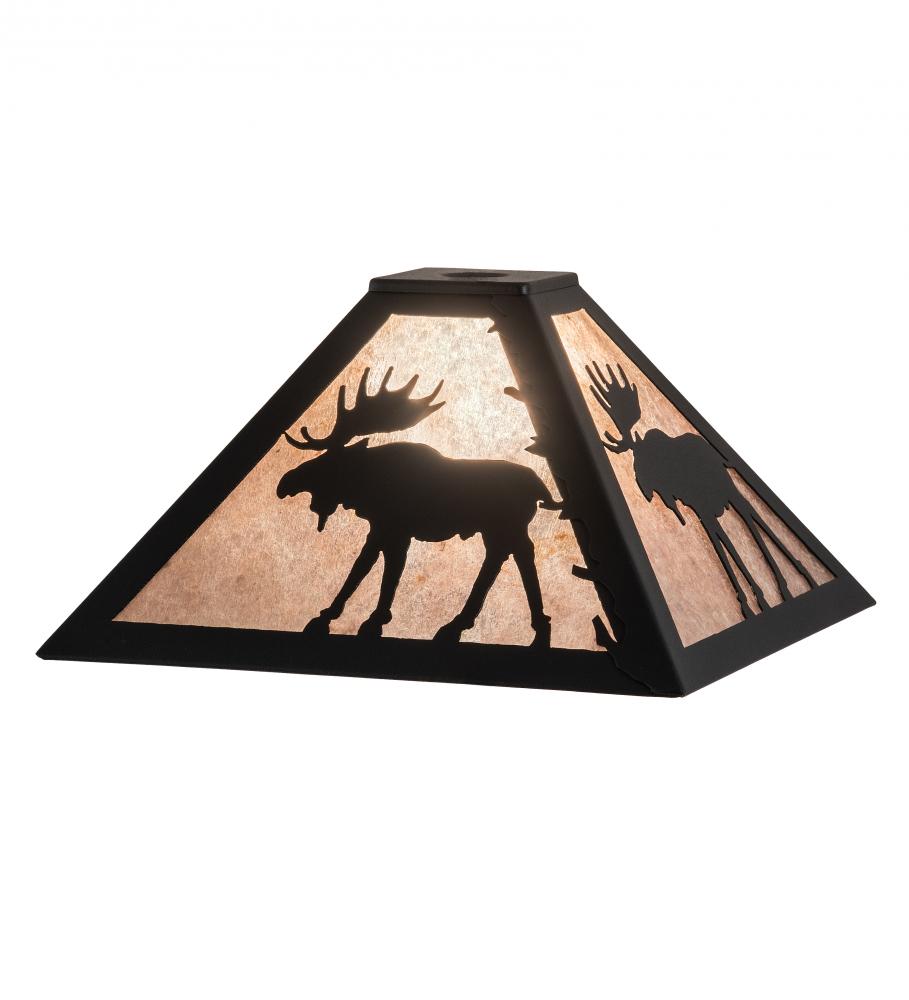 12" Square Moose Shade