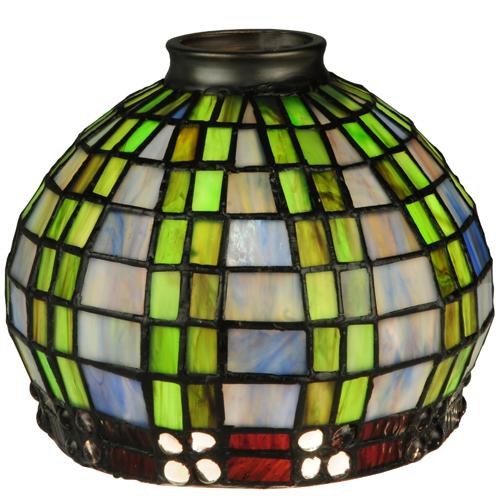 7"W Jeweled Basket Shade