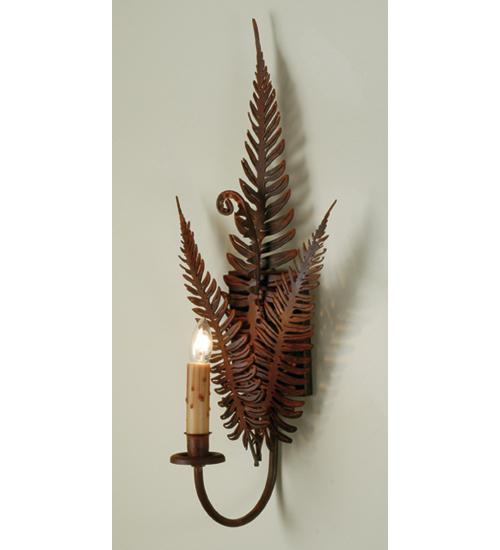 9.5"W Fern Wall Sconce