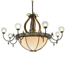 Meyda Green 106965 - 96" Wide Lyre 8 Arm Chandelier