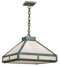  114840 - 18"Sq Whitewing Prime Pendant