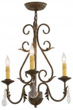 Meyda Green 115925 - 18" Wide French Elegance 3 Light Chandelier