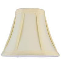 Meyda Green 116569 - 6"W X 5"H Trumpet Cream Fabric Shade