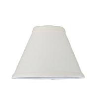 Meyda Green 116576 - 7"W X 5"H Natural Linen White Fabric Shade