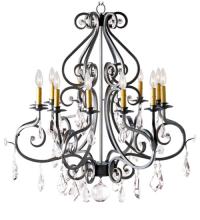 Meyda Green 117525 - 32" Wide Gia 12 Light Chandelier