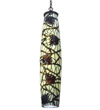 Meyda Green 118528 - 6.5"W Pine Branch Mini Pendant