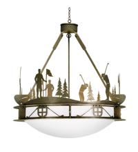 Meyda Green 120162 - 32" Wide Fairway Inverted Pendant