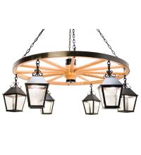 Meyda Green 120286 - 58" Wide Silverton 6 Light Chandelier