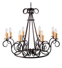 Meyda Green 120307 - 42" Wide Marguerite 8 Light Chandelier