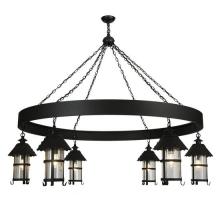 Meyda Green 120725 - 66"W Rutland 6 Lantern Chandelier