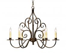 Meyda Green 120793 - 28" Wide Eve 6 Light Chandelier