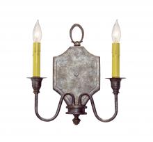 Meyda Green 120830 - 12" Wide Paquita 2 Light Wall Sconce