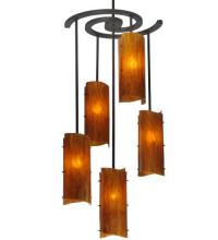 Meyda Green 125781 - 34"W Vortex 5 LT Chandelier