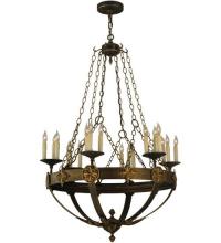 Meyda Green 128478 - 32"W Neapolis 18 LT Chandelier