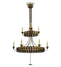 Meyda Green 132339 - 48"W Montgomery 2 Tier Chandelier