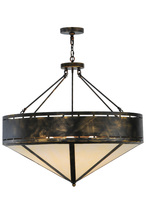 Meyda Green 140868 - 36" Wide Craftsman Prime Inverted Pendant