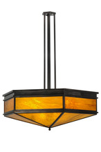 Meyda Green 141558 - 45"W Davis Street Octagon Inverted Pendant