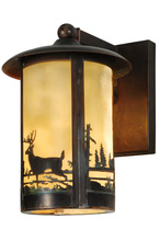 Meyda Green 142107 - 8"W Fulton Deer Creek 1 LT Wall Sconce